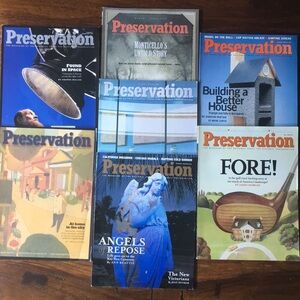 Lot of 7 Historic Preservation Magazine 1997 - 2001 Mags Journals